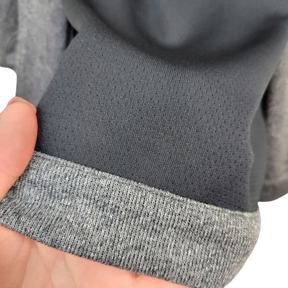 Duluth Trading Co True Masterfleece Cardigan Size XS Gray Open Front Thumbholes - Picture 7 of 11